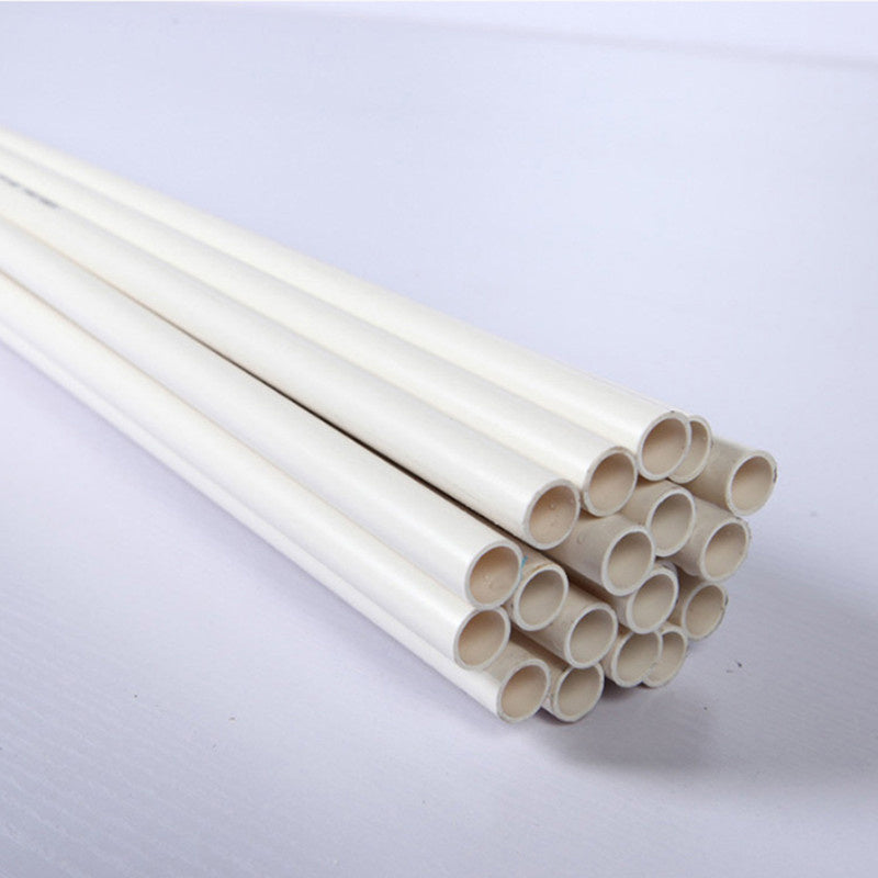 SUIMING 20 mm PVC Conduit Pipe — White, 1.25 mm Thickness, Heavy-Duty Electrical PVC Pipe for Surface & Concealed Wiring