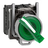 Illuminated 3 Position Selector Switch GREEN XB4-BK3465 1NO1NC