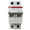 ABB SJ202T 2-Pole Miniature Circuit Breaker – 63A, C-Curve, 3kA Breaking Capacity (2TAZ144200R0634)