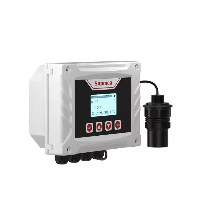 SUP-ULS-B Split Ultrasonic Level Transmitter – 15m Range, ABS Housing, IP65/IP68, 10m Cable