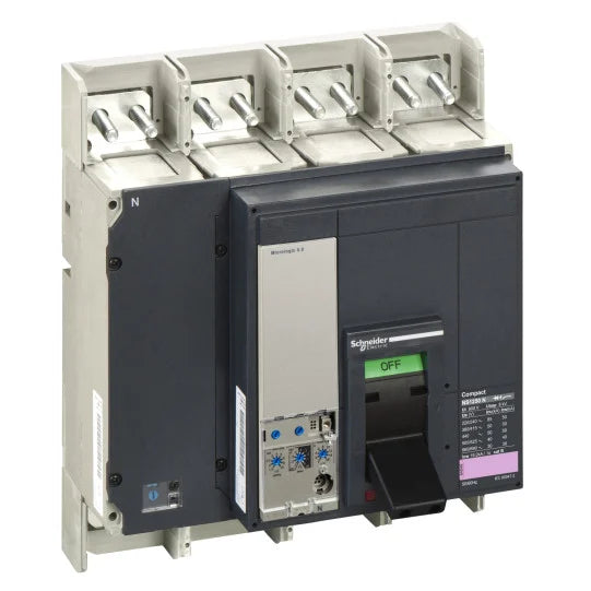 Molded Case Circuit Breaker, Compact NS1000N, Micrologic 2.0, 1000A, 4 Poles – Schneider Electric