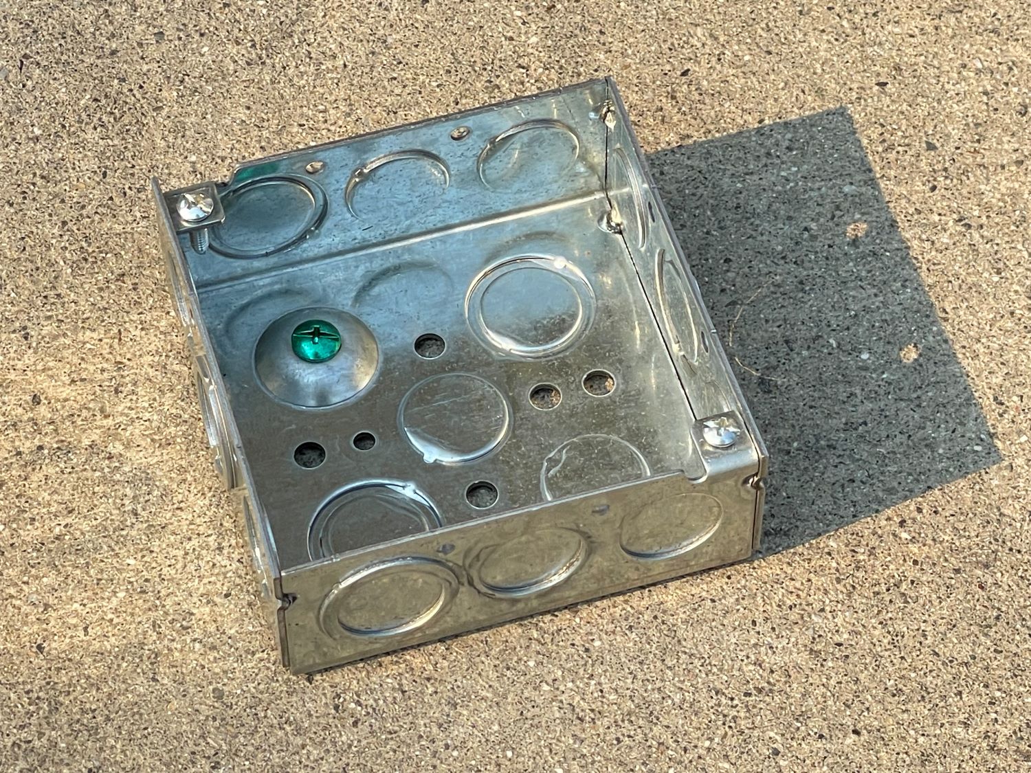 3" x 3" Recessed Conduit Box Steel