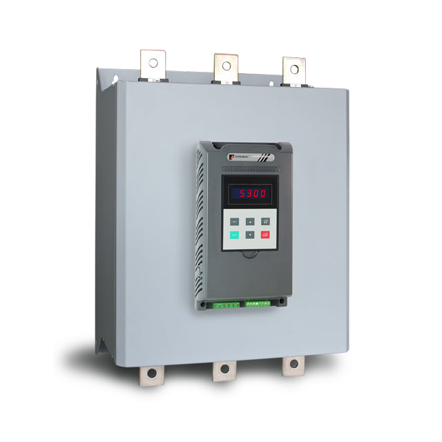 Powtran PR5300 055G3N 55 kW / 380–440 V 3-Phase Intelligent Soft Starter with Integrated Bypass
