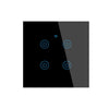 ZS-TYC3-SFM-41W-B, WiFi Smart Switch, 4 Gang, Black