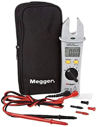 Megger DCM330 Fork Multimeter, Open Jaw Current Meter with Voltage & Resistance Measurement