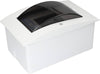 2-Way Plastic Flush Consumer Unit | Empty MCB Enclosure | Smoked Curved Door | DIN Rail