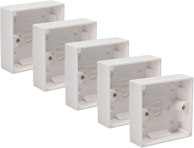 3″×3″ Electrical PVC Pattress Box – Switch Box / Socket Box