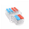 PCT-5224 Transparent Quick Connector Terminal 2 In-4 Out Lever Wire Connector