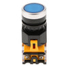 Spring Return Push Button Blue LA38-11