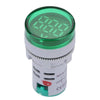 UNO Green Indicator Light with Digital Voltage Display – 24VDC, 22mm