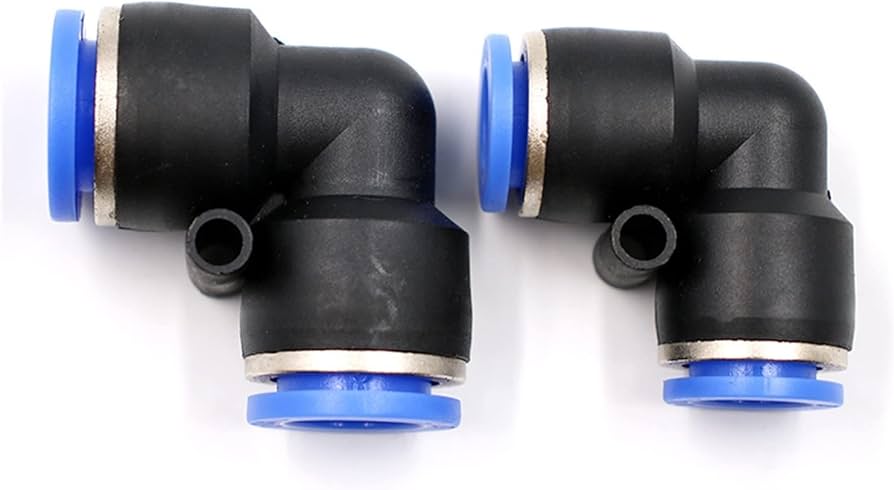 L-Shaped Two-Way Union Connector PV6
