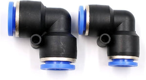 L-Shaped Two-Way Union Connector PV6
