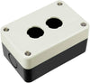 Push Button Station 2 Hole – Surface-Mount Enclosure for 2 Push Buttons, Selector Switches or Pilot Lights