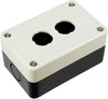 Push Button Station 2 Hole – Surface-Mount Enclosure for 2 Push Buttons, Selector Switches or Pilot Lights