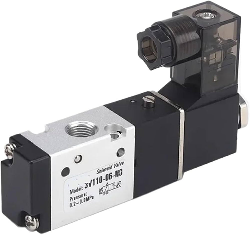 3V Solenoid Valve 3-Port AC220V G1/8 3V110-06