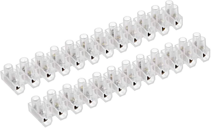 H Type Connector Terminal Block 100A Dual Row Screw Wire Connector Strip