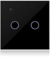 ZS-TYC3-SFM-21W-B, WiFi Smart Switch, 2 Gang, Black