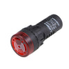 AD16-22SM AC 220V Flashing Pilot Lamp with Buzzer Red