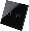 ZS-TYC3-SFM-21W-B, WiFi Smart Switch, 2 Gang, Black