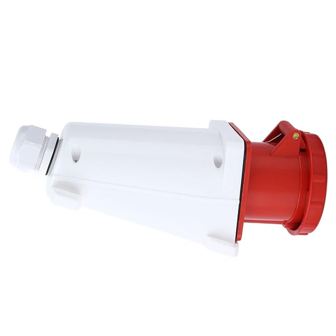 5-Pin Wall-Mount Industrial Socket (Female) – IP44 | 400V (3P+N+E)