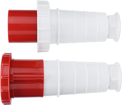 4-Pin 63A Industrial Plug & Socket Set (Male & Female) – IP44 Rated