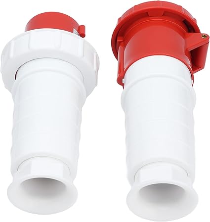 4-Pin 63A Industrial Plug & Socket Set (Male & Female) – IP44 Rated