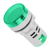 UNO Green Indicator Light with Digital Voltage Display – 24VDC, 22mm