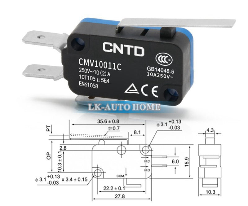 Micro Limit Switch CMV10-011C