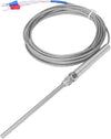CTC Waterproof Probe Type K Thermocouple 100mm M12x1.5 2m Cable