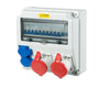H334317 Waterproof Industrial Socket Distribution Box 2×16A 3-Pin + 2×32A 5-Pin