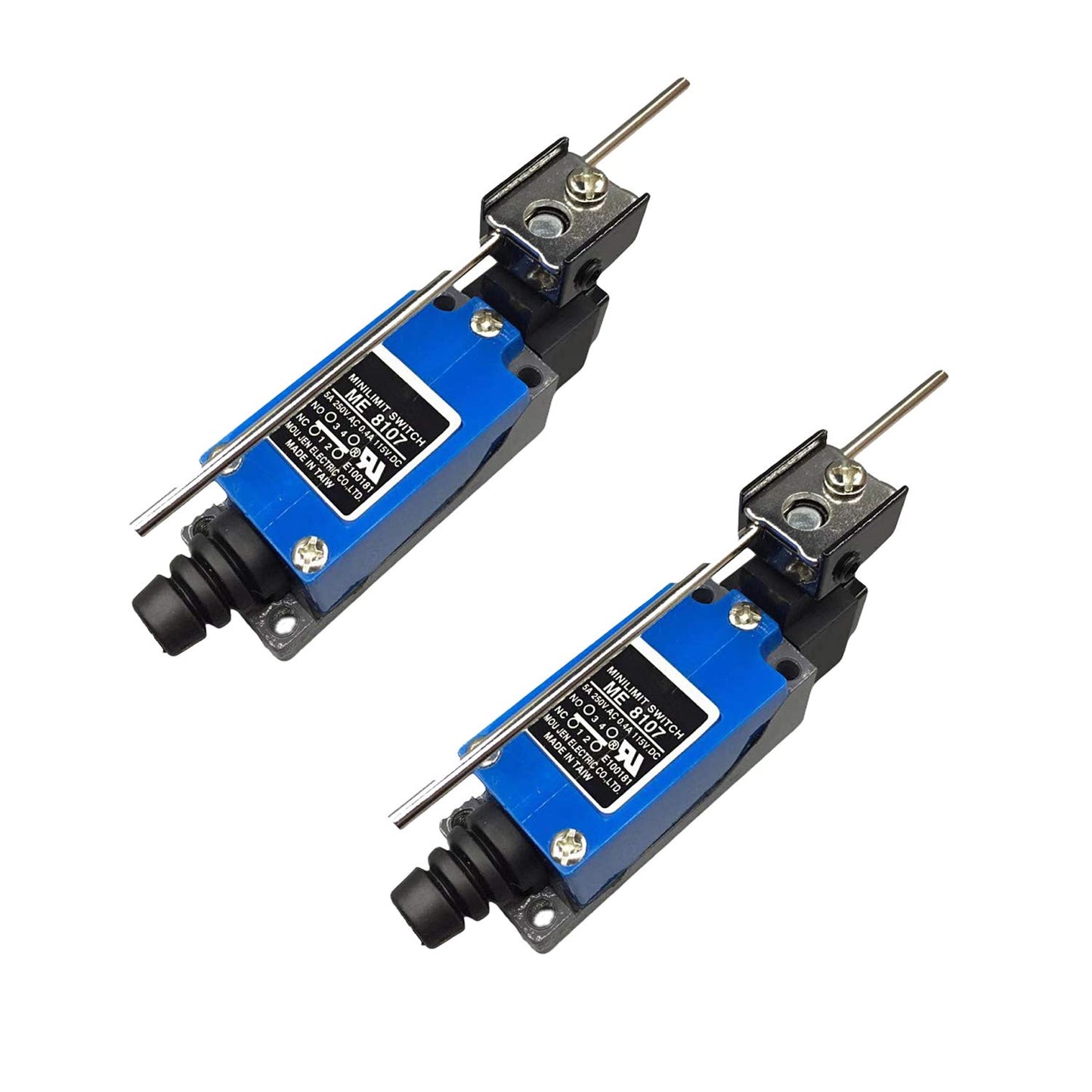 ME-8107 Limit Switch – 1NO+1NC, Side Rotary Adjustable Rod, IP65, 5A 250V