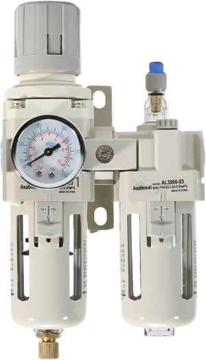 AC Combo FRL Unit Filter+Regulator+Lubricator 3/8"