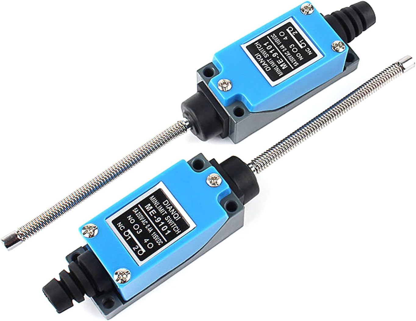 ME-9101 Limit Switch – 1NO+1NC, Spring Coil Actuator, IP65, 5A 250V