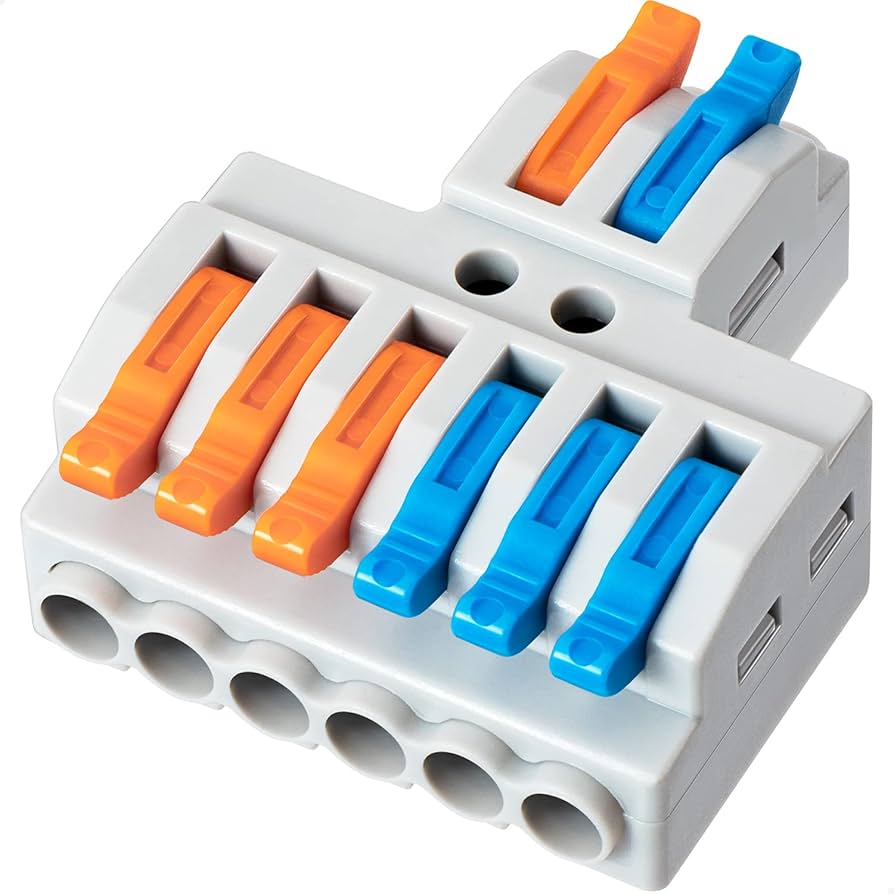 PCT-26 Quick Wire Connector – 6-Port Push-in Wiring Conductor Terminal Block (0.08–2.5mm²)