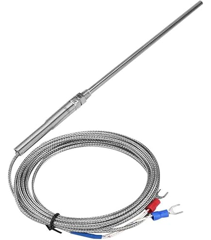 CTC Waterproof Probe Type K Thermocouple 100mm M12x1.5 2m Cable