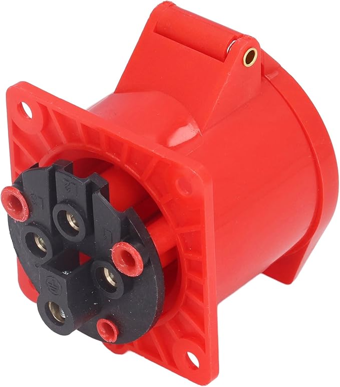 16A 4-Pin Wall Mount Industrial Socket | IP44 | 3P+E Fixed Power Outlet