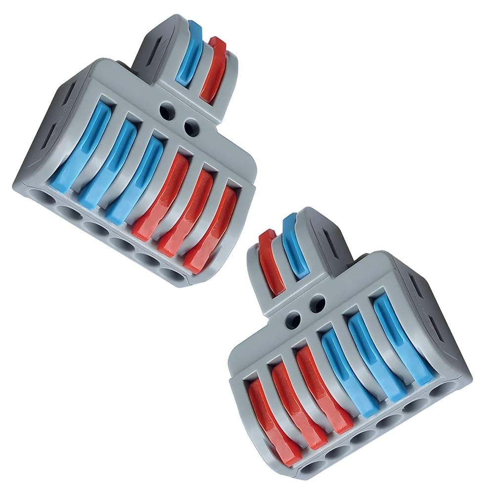 PCT-26 Quick Wire Connector – 6-Port Push-in Wiring Conductor Terminal Block (0.08–2.5mm²)