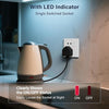 BINOKA Single Socket with 1 Gang Switch and 2 Pin Socket and Neon Power Indication