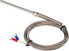 CTC Waterproof Probe Type K Thermocouple 100mm M12x1.5 2m Cable