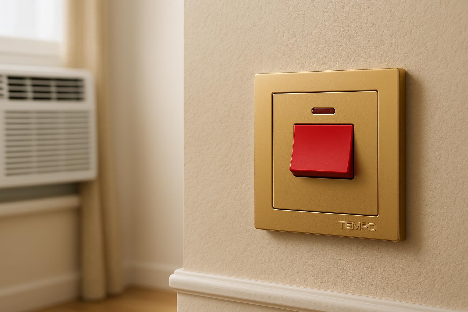 BINOKA 1 Gang 45A Air Conditioner (AC) / Water Heater Switch