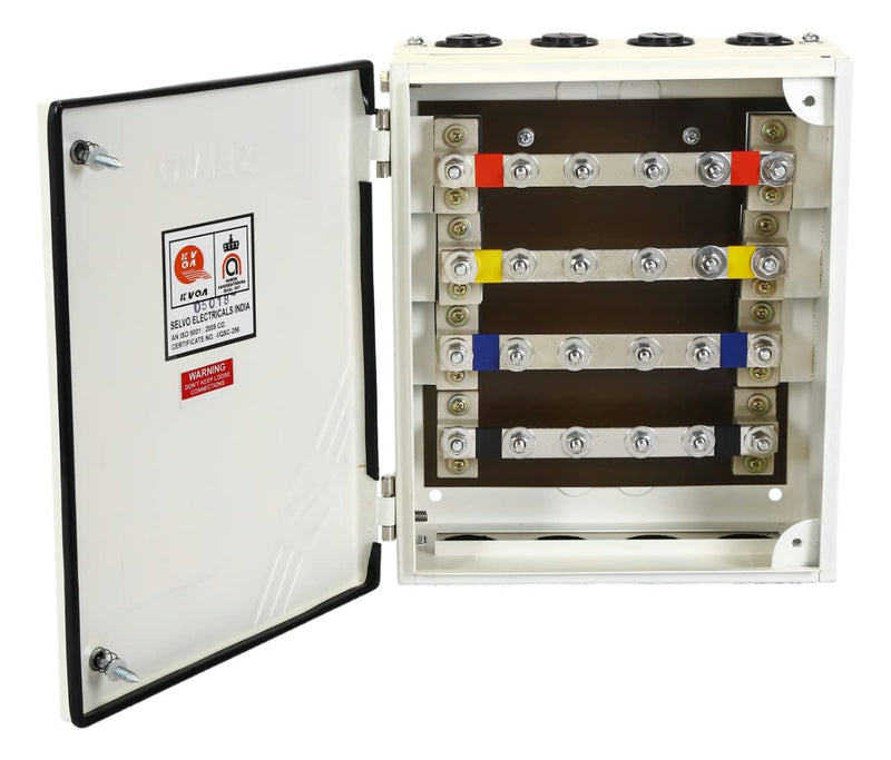 400A Copper Busbar Chamber - 3-Phase + Neutral  (3P+N)
