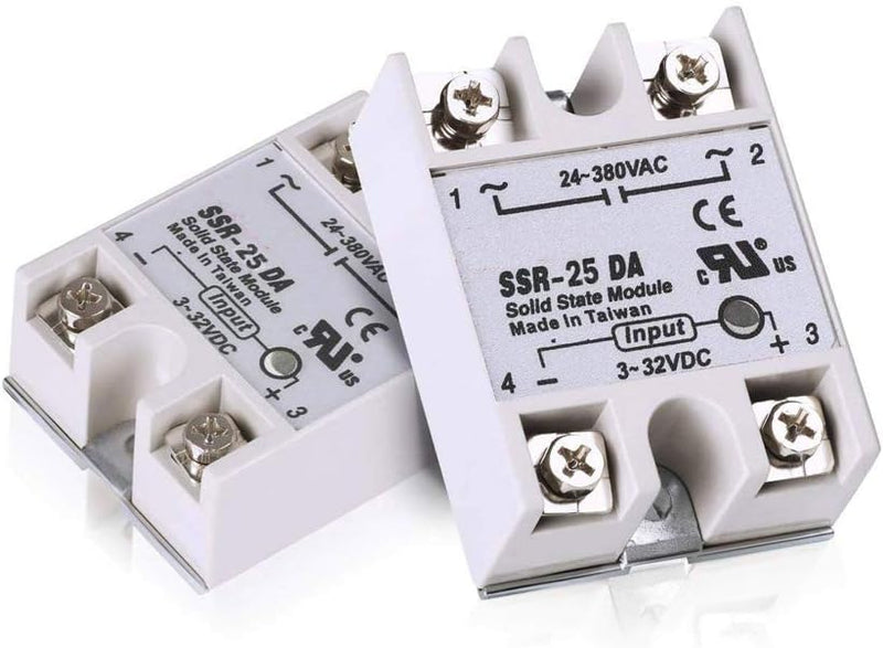 SSR-25AA – 25A Solid State Relay (AC Control to AC Load)