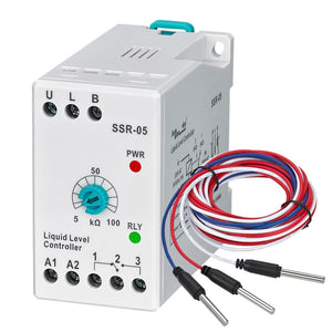 Level Controller SSR-05 – Water Tank Level Control Relay for Pump Automation, Compatible with LL501 & SN1 Probes