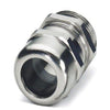 Steel Cable Gland – M12 × 1.5, Nickel-Plated Metal Gland for Industrial Cable Termination