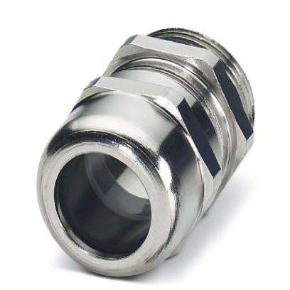 Steel Cable Gland – M42 × 1.5, Nickel-Plated Metal Gland for Industrial and Electrical Cable Termination