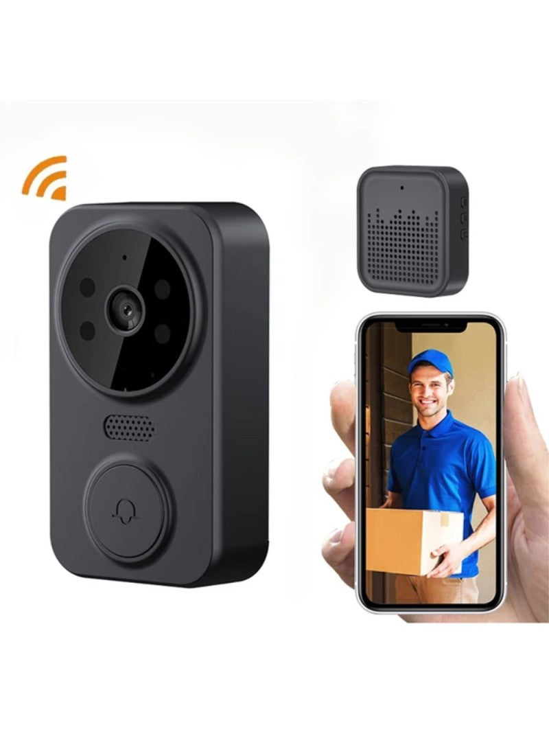 Wi-Fi Wireless Smart Doorbell – HD Video, Two-Way Talk & AI Motion Alerts