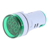 UNO Green Indicator Light with Digital Voltage Display – 24VDC, 22mm