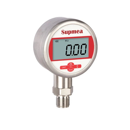 SUP-Y290 Digital Pressure Gauge – 0–10 bar, Ø80mm, SS304/316L, IP54