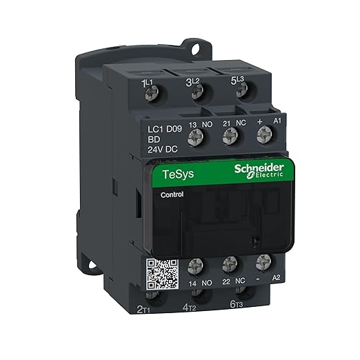 9A 3-Pole Contactor – Schneider Electric TeSys D LC1D09P7, 3NO, 230V Coil, AC-3 Rated, Up to 440V