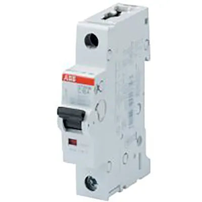 ABB SJ201T 1-Pole Miniature Circuit Breaker – 63A, C-Curve, 3kA Breaking Capacity (2TAZ144100R0634)